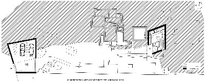 Spojení rodinných domů a vstupní objekt Hradištko